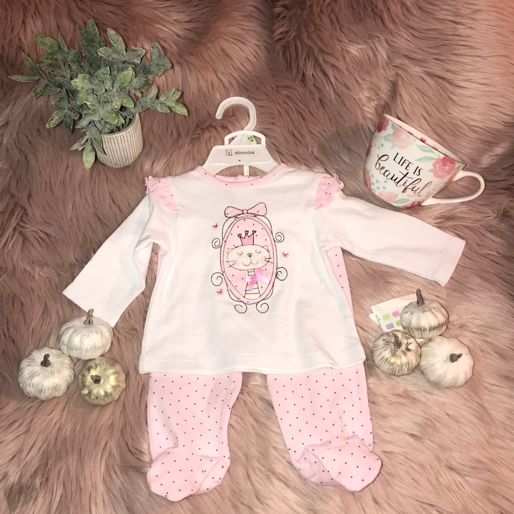 New Absorba size 0-3 set